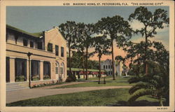 Masonic Home Postcard