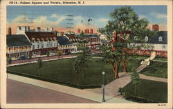 Palmer Square and Tavern Princeton, NJ Postcard Postcard