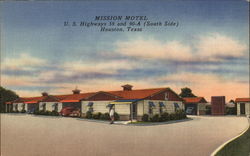 Mission Motel Postcard