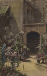 The Little Theater Courtyard Postcard