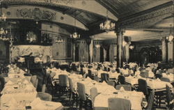 Part of Main Dining Room, Odenbach Restaurant Postcard