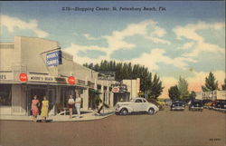 Shopping Center Saint Petersburg Beach, FL Postcard Postcard