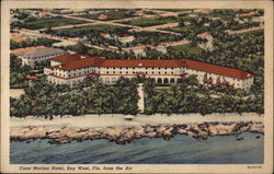 Casa Marina Hotel from the Air Postcard