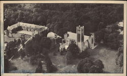 Men's Dormitories, Sproul Observatory and Clothier Memorial at Swarthmore College Postcard
