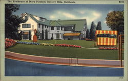 The Residence of Mary Pickford Postcard