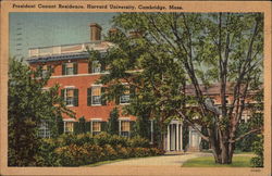 President Conant Residence, Harvard University Cambridge, MA Postcard Postcard