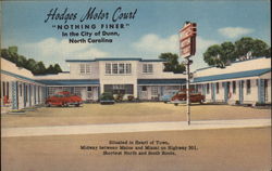 Hodges Motor Court Postcard