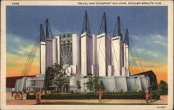 Travel and Transport Building, Chicago World's Fair Postcard