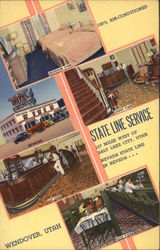 State Line Service - Nevada State Line in Nevada Wendover, UT Postcard Postcard