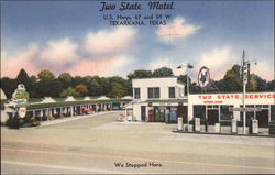 Two State Motel Texarkana, TX Postcard Postcard