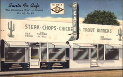Santa Fe Cafe Wickenburg, AZ Postcard Postcard