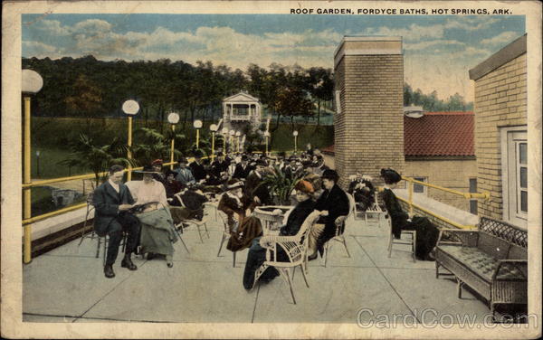 Roof Garden, Fordyce Baths Hot Springs Arkansas