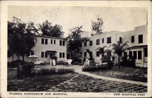 Postcard Orlando FL - Florida Sanitarium and Hospital