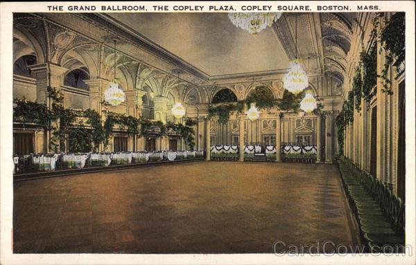 The Grand Ballroom, The Copley Plaza, Copley Square Boston Massachusetts