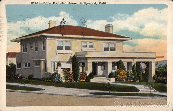 Bebe Daniels' Home Hollywood California