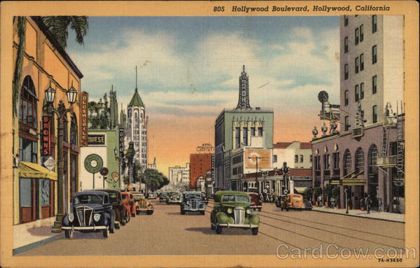 Hollywood Boulevard California