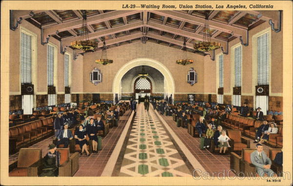 Waiting Room, Union Station Los Angeles California