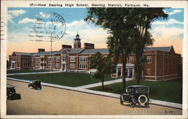 New Deering High School, Deering District Portland Maine