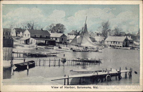 View of Harbor Solomons Maryland
