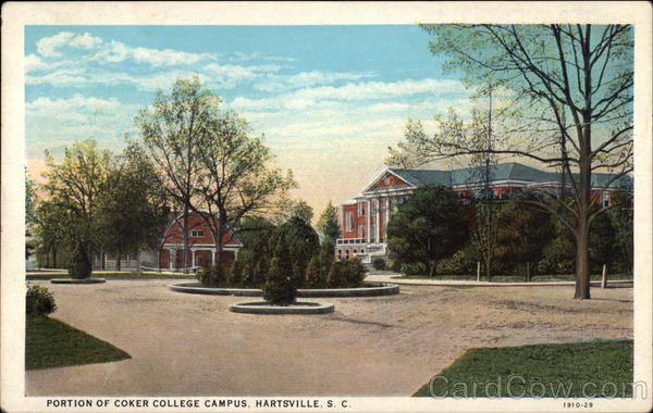 Portion of Coker College Campus Hartsville South Carolina