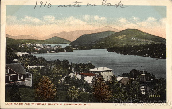 Lake Placed and Whiteface Mountain Lake Placid New York
