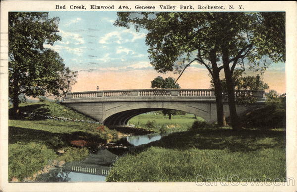 Red Creek, Elmwood Avenue, Genesee Valley Park Rochester New York