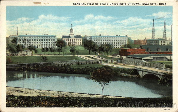 General View of State University of Iowa Iowa City