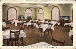 Dining Room, New Walton Hotel Postcard
