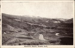 Machin's Ranch, Riland Gypsum, CO Postcard Postcard