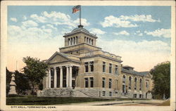 City Hall Torrington, CT Postcard Postcard