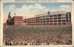 Employees of the Ford Motor Company Postcard