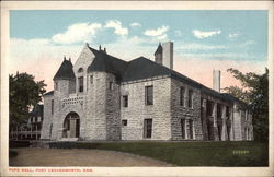 Pope Hall Fort Leavenworth, KS Postcard Postcard