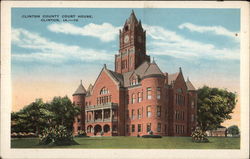 Clinton County Court House Postcard