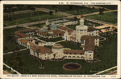 S.110. St. Petersburg, FLA., "The Sunshine City." Florida Postcard Postcard