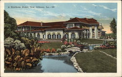 A Southern Home in New Orleans Postcard