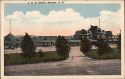 C. N. R. Station Postcard
