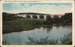 New State Highway Bridge Postcard