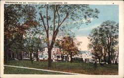 Residences on No. Potomac Avenue Postcard