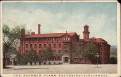 The Baldwin Piano Factories Postcard