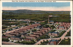 New City Hospital and Altenheim to the Right Cincinnati, OH Postcard Postcard