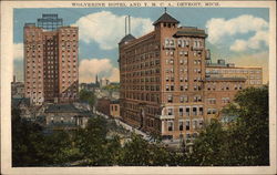 Wolverine Hotel and Y. M. C. A Postcard