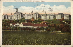 Worcester State Hospital Postcard
