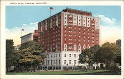 Hotel Olds Lansing, MI Postcard Postcard