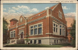 Public Library Chillicothe, OH Postcard Postcard