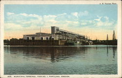 Municipal Terminal, Pier No. 1 Postcard