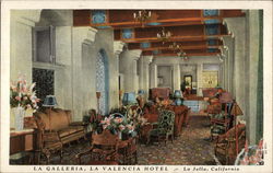 La Galleria, La Valencia Hotel Postcard