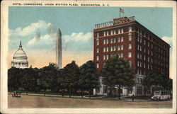 Hotel Commodore, Union Station Plaza Postcard