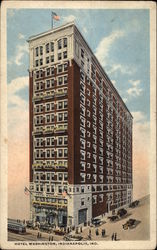 Hotel Washington Indianapolis, IN Postcard Postcard