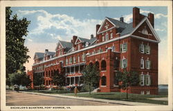 Bachelor's Quarters Postcard