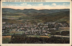 View of North Adams from Western End of Mohawk Trail Postcard